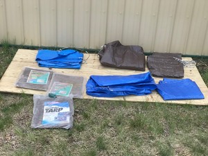 Lot of 8 Tarps