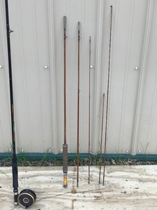 3 - Fly Fishing Rods and 1 Reel