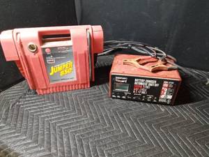 Century 6 x 12 volt and Century portable jumper 850 battery chargers
