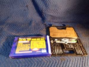 New 40pc metric tap & die set with carrying case