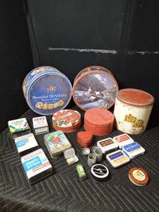 Lot of tins