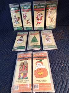 New yard art patterns for wood cut outs - Christmas and Halloween