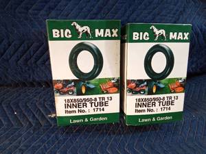 2 Big max lawn and garden inner tubes