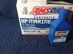 9 full 1 qt bottles of HP marine 2-stroke injector oil