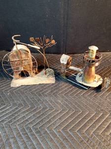 Copper wind-up sculptures