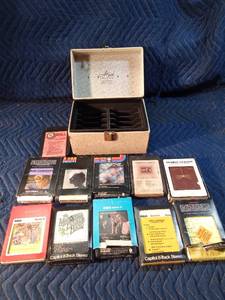 8 track case full of 8 tracks