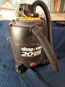 20 gal. Shop vac - WORKS