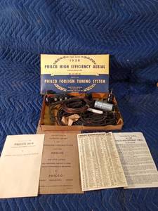 1938 Philco high efficiency aerial in original box with instructions