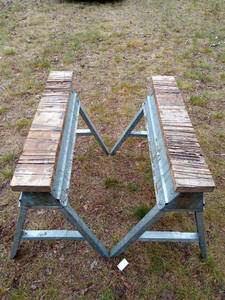 Pair of sawhorses