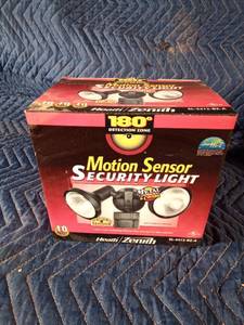 New motion security light