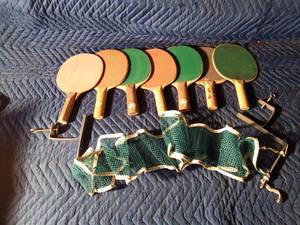 1950s Wilson tabletop tennis set