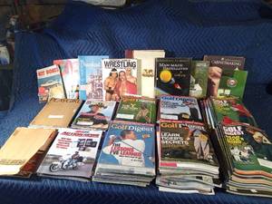 Books, Golf magazines and more