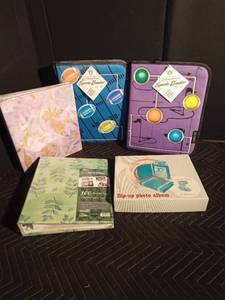 New 1Photo albums and sports binders