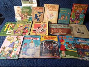 Vintage childrens books and 1 Twins season book