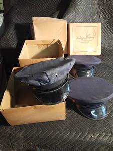3 Hats and 2 Dayton boxes