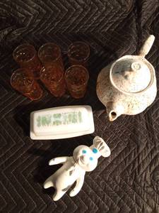 Vintage glassware