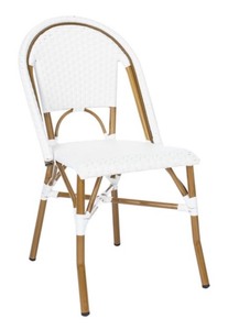 Salcha Indoor - Outdoor French Bistro Side Chair Set of 2