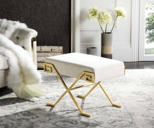 Luna Greek Key Bench