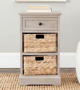 Carrie Side Storage Side Table  Safavieh