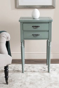 SAFAVIEH Marilyn Medium Grey End Table