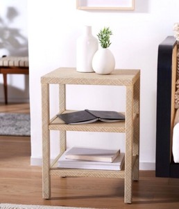 Apis Raffia 2 Shelf Accent Table