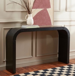Liasonya Curved Console Table