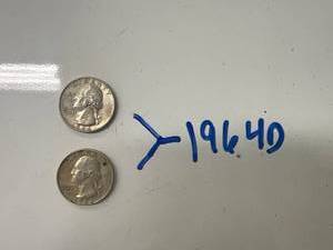 1964D Silver Quarter Coins (2)