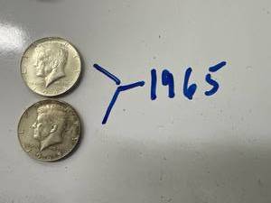 1965 Kennedy Half Dollars