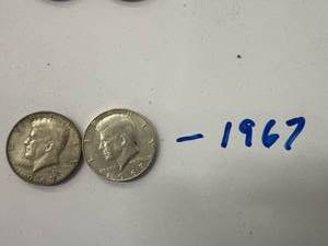 1967 Kennedy Half Dollars