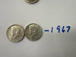 1967 Kennedy Half Dollars