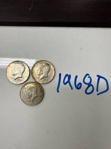 1968-D Kennedy Half Dollars