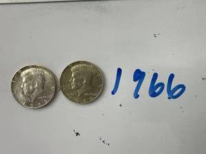 1966 Kennedy Half Dollars