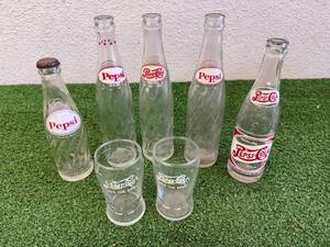 Pepsi-Cola Bottles & Glasses - 1 Bottle Thief River Falls MN