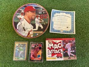 Mark McGuire Collector Plate, Baseball Cards & The Road to 62 Book