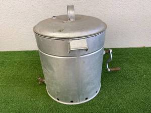 Vintage Metal Hand-Crank Butter Churn