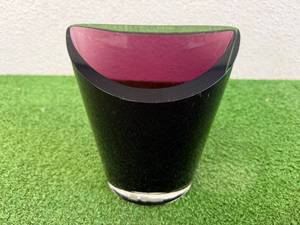 Purple Lead Crystal Vase