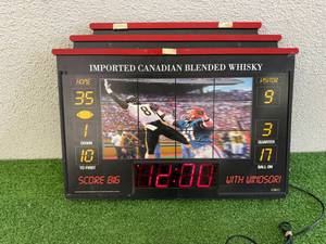Imported Canadian Blended Whisky Sign