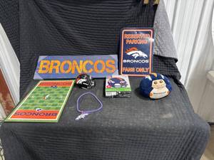 Denver Broncos Fan Merchandise Lot