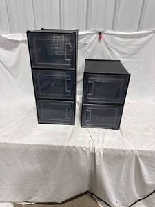 Stackable Drop-Front Shoe Boxes