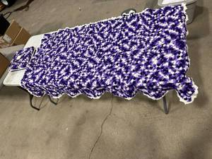 Crocheted Blanket and Pillow Set