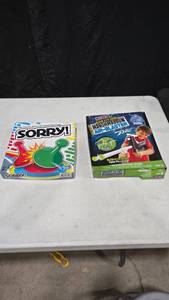 Sorry Game & Marshmallow Blaster Lot