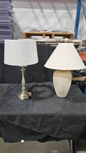 Two Table Lamps Lot