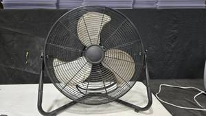 Black Metal Drum Fan
