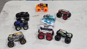 8 Die-Cast Monster Trucks