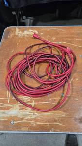 Red and Black Extension Cord
