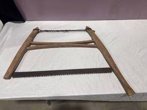 Vintage Wooden Bucksaw