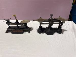 Antique Cast Iron Balance Scales