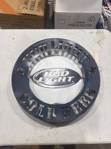 Bud Light Metal Sign