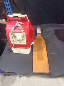 Vintage Tackle Box & Fish Scaler
