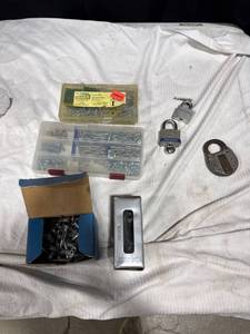 Assorted Hardware and Padlocks